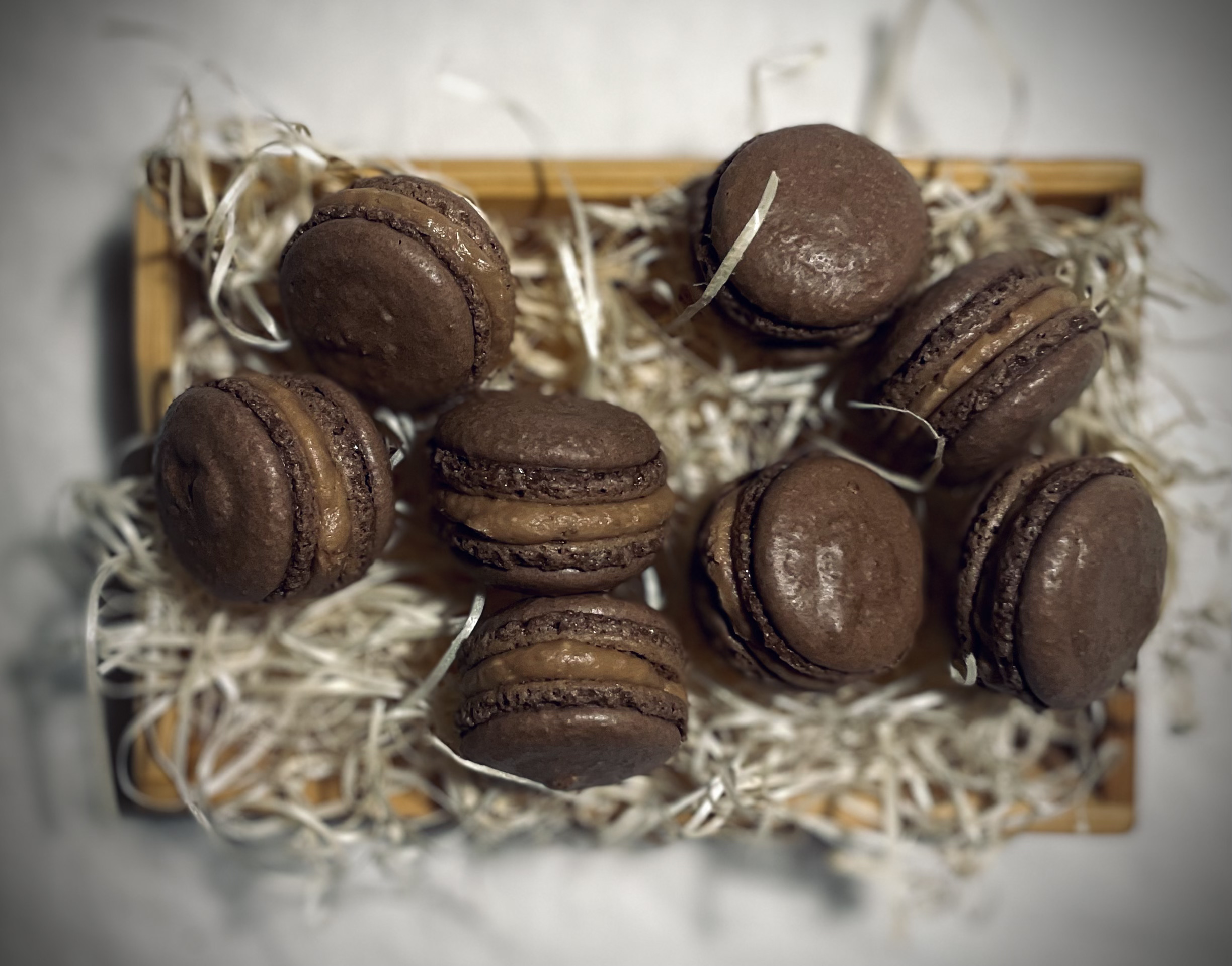 Macaron choklad mingelsnacks